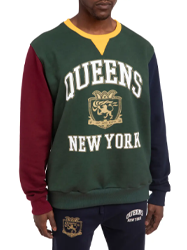 HSTRY by NAS x Coming 2 America Queens Oversize Colorblock Sweatshirt