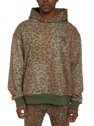 HSTRY by NAS x Coming 2 America Unity & Pride Leopard French Terry Hoodie