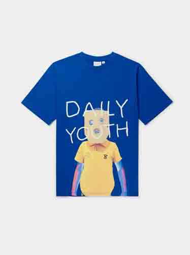 Daily Paper x Free The Youth Blue Youth T-Shirt