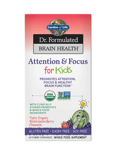 Garden of Life Dr. Formulated Brain Health Organic Attention/Focus Kids