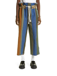 Unisex One of a Kind Patch Stripe Pants